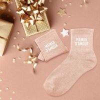 CHAUSSETTES PAILLETTES MAMAN D AMOUR