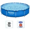 Piscine structure acier avec pompe