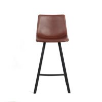 Chaise de comptoir 'Ozan' Brun