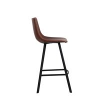 Chaise de comptoir 'Ozan' Brun