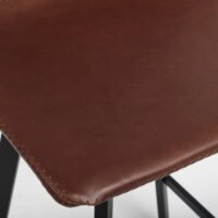 Chaise de comptoir 'Ozan' Brun