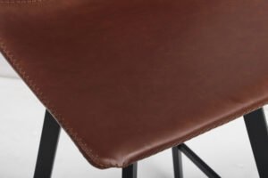 Chaise de comptoir 'Ozan' Brun