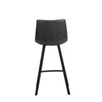 Chaise de comptoir 'Ozan' Noir