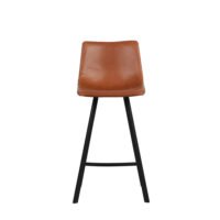Chaise de comptoir 'Ozan' Cognac