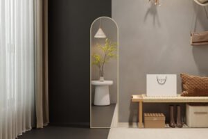 Miroir 'Rosalie' 160x40 Chêne vieilli