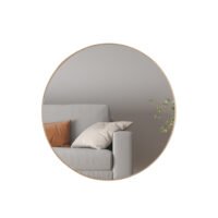 Miroir 'Ria' 80x80 Chêne vieilli