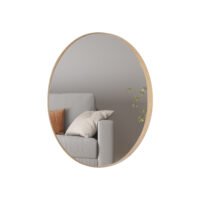 Miroir 'Ria' 80x80 Chêne vieilli