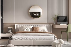 Miroir 'Roxy' 80x80 Chêne vieilli