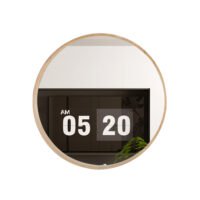 Miroir 'Roxy' 80x80 Chêne vieilli