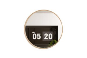 Miroir 'Roxy' 80x80 Chêne vieilli