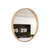 Miroir 'Roxy' 80x80 Chêne vieilli