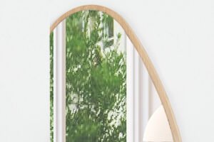 Miroir 'Rana' 80x50 Chêne vieilli