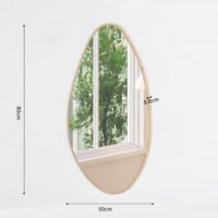 Miroir 'Rana' 80x50 Chêne vieilli