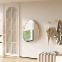 Miroir 'Roza' 80x60 Chêne vieilli