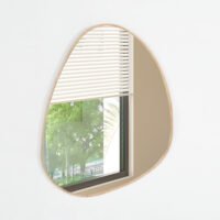 Miroir 'Roza' 80x60 Chêne vieilli