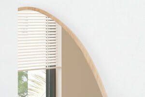 Miroir 'Roza' 80x60 Chêne vieilli