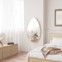 Miroir 'Romi' 80x50 Chêne vieilli