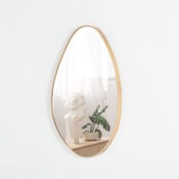 Miroir 'Romi' 80x50 Chêne vieilli