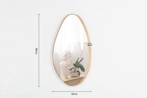 Miroir 'Romi' 80x50 Chêne vieilli