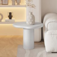 NEW - Table basse 'Tavira' Ciment Ecru (58cm)