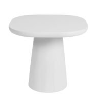 NEW - Table basse 'Tavira' Ovale Ciment Ecru (55cm)