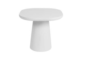 NEW - Table basse 'Tavira' Ovale Ciment Ecru (55cm)