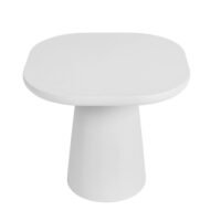 NEW - Table basse 'Tavira' Ovale Ciment Ecru (55cm)
