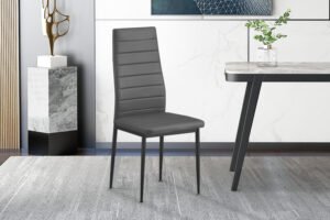 Set de 4 chaises 'Cato/Kenzo' Gris