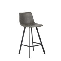 Chaise de comptoir 'Ozan' Gris