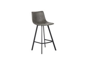 Chaise de comptoir 'Ozan' Gris