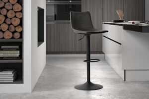 Tabouret de bar 'Trevi' Noir