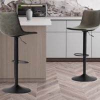 Tabouret de bar 'Trevi' Gris