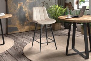 Chaise de comptoir 'Juta' Beige