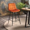 Chaise de comptoir 'Juta' Orange