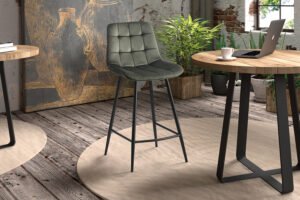 Chaise de comptoir 'Juta' Vert