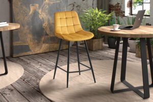 Chaise de comptoir 'Juta' Or