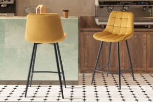 Chaise de comptoir 'Juta' Or