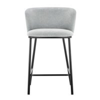 Chaise de comptoir 'Arthur' Gris clair