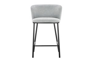 Chaise de comptoir 'Arthur' Gris clair
