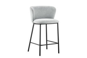 Chaise de comptoir 'Arthur' Gris clair