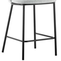 Chaise de comptoir 'Arthur' Gris clair