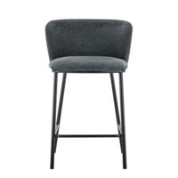 Chaise de comptoir 'Arthur' Gris foncé