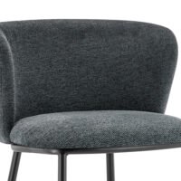 Chaise de comptoir 'Arthur' Gris foncé