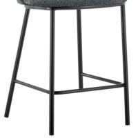 Chaise de comptoir 'Arthur' Gris foncé