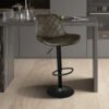 Tabouret de bar 'Madrid' Brun foncé
