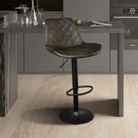 Tabouret de bar 'Madrid' Brun foncé