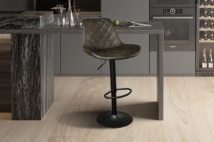 Tabouret de bar 'Madrid' Brun foncé