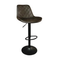 Tabouret de bar 'Madrid' Brun foncé