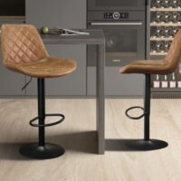 Tabouret de bar 'Madrid' Cognac
