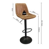 Tabouret de bar 'Barcelona' Cognac